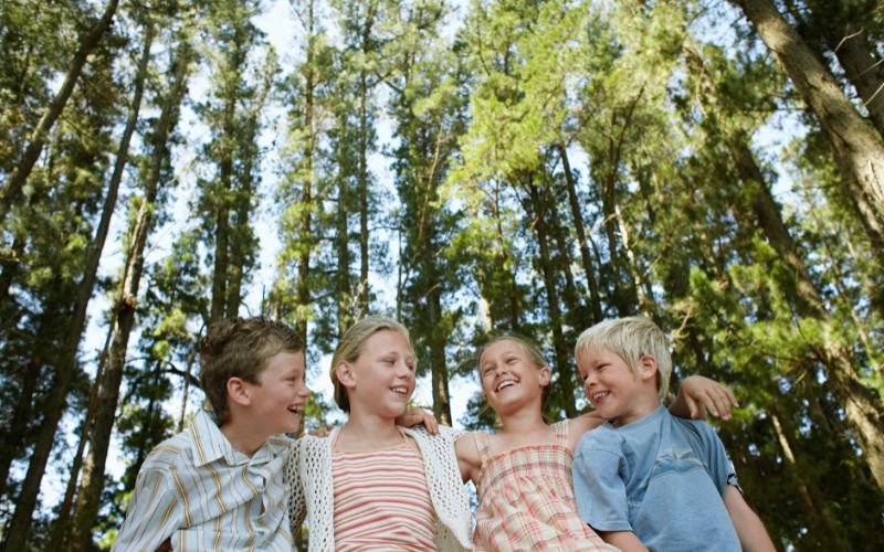 Kindergruppe bleibt zusammen im Waldkindergarten